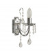 Albi Candle Wall Lamp Chrome Glass 1x E14