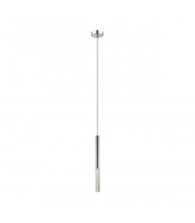 One Integrated LED Pendant Ceiling Light Chrome 450lm 3000K