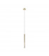One Integrated LED Pendant Ceiling Light French Gold Clear 3000K 450Lm