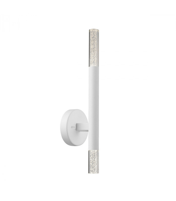 One Up Down Integrated LED Wall Lamp Matt White Clear 3000K 900Lm
