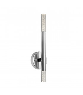 One Up Down Integrated LED Wall Lamp Chrome Clear 3000K 900Lm