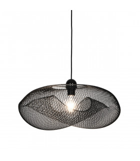 Alice Wire Frame Pendant Ceiling Light Black 1x G9