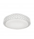 MoaIntegrated LED Round Decorative Flush Ceiling Light White Clear 4000K 2720Lm