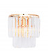 Amedeo Wall Lamp Gold Clear 2x E14