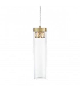 Gem Slim Pendant Ceiling Light Antique Bronze 1x G9