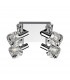 Niasa Crystal Ceiling Spotlight Clusters Chrome 4x E14