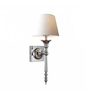 Cloe Wall Lamp with Shade Chrome 1x E14