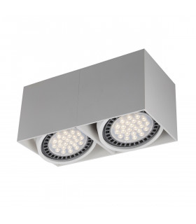 Box Twin Surface Mounted Downlight White GU10 (ES111)