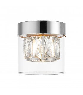 Gem Surface Mounted Downlight Chrome 1x G9