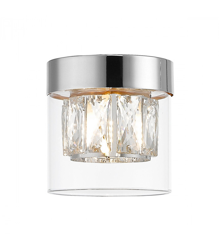 Gem Surface Mounted Downlight Chrome 1x G9