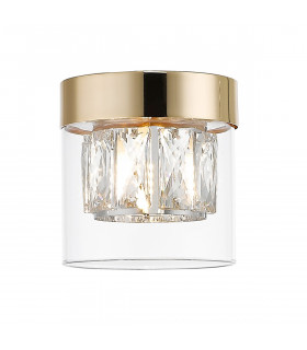 Gem Surface Mounted Downlight French Gold 1x G9