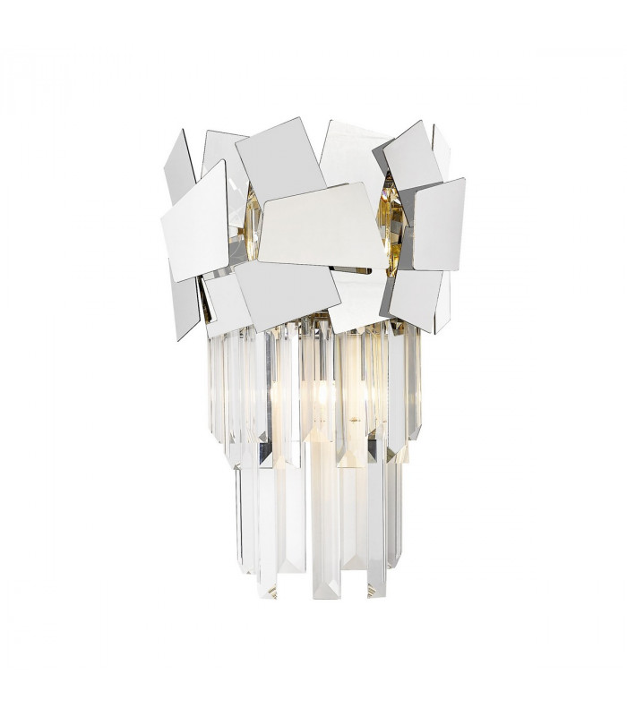 Quasar Crystal Wall Lamp Chrome 2x G9