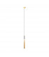 Conte Slim Pendant Ceiling Light Gold Black White 1x G9