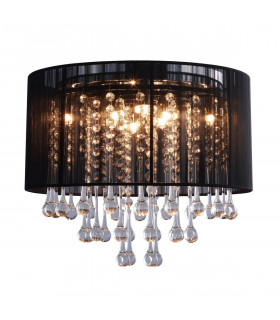 Verona Ceiling Light Black 8x G9