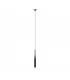 Conte Slim Pendant Ceiling Light Black White 1x G9