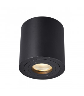 Rondip Surface Mounted Downlight Black 1x GU10