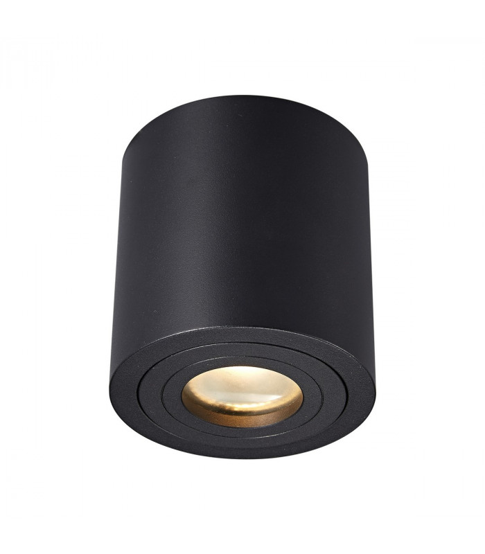 Rondip Surface Mounted Downlight Black 1x GU10
