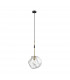Rock Pendant Ceiling Light Matt Black Gold 1x E27