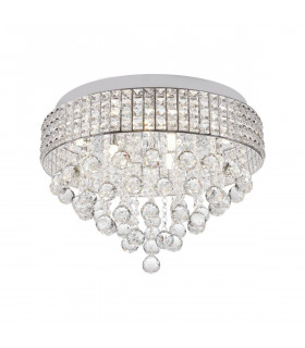 Capri Ceiling Light Chrome 6x G9