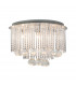 Sitano Crystal Ceiling Light Chrome 6x G9