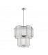 Sergio Pendant Ceiling Light Chrome 8x E14