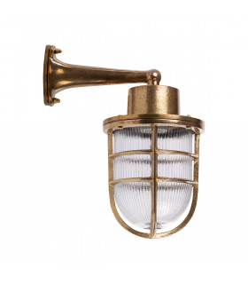 Kavala A72Z Outdoor Wall Lantern Brass 1x E27