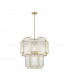 Sergio Pendant Ceiling Light Gold 8x E14