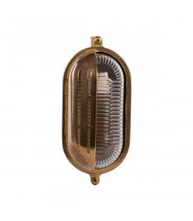 Thira A46Z Outdoor Bulkheads Wall Lamp Brass 1x E27