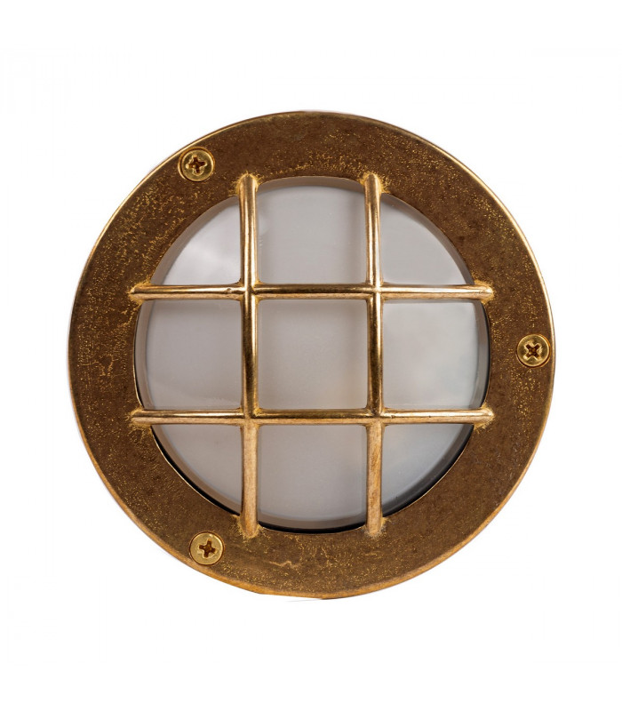 Oczko Outdoor Bulkheads Wall Lamp Brass 1x G9