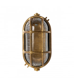Thira A17Z Outdoor Bulkheads Wall Lamp Brass 1x E27