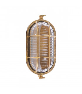 Thira A47Z Outdoor Bulkheads Wall Lamp Brass 1x E27