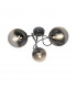 Lixa Multi Arm Semi Flush Ceiling Lamp Chrome 3x E14