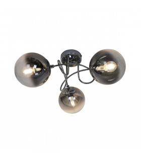 Lixa Multi Arm Semi Flush Ceiling Lamp Chrome 3x E14
