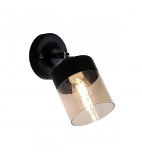 Porto Single Spotlight Black 1x E14
