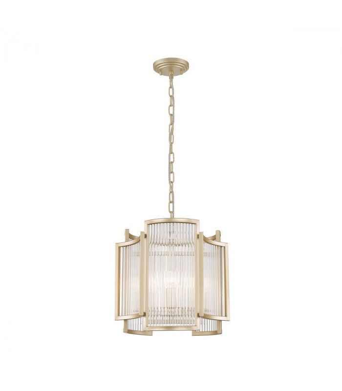 Sergio Pendant Ceiling Light Gold 3x E14