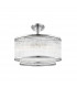 Sergio Cylindrical Ceiling Light Chrome 5x E14