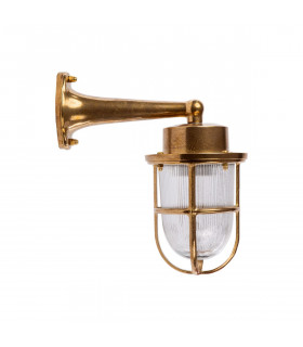 Kavala A63Z Outdoor Wall Lantern Brass 1x E27