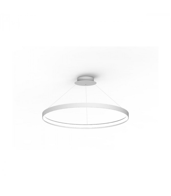Circle Integrated LED Pendant Ceiling Light White 5520lm 3000K