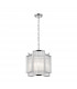 Sergio Pendant Ceiling Light Chrome 3x E14