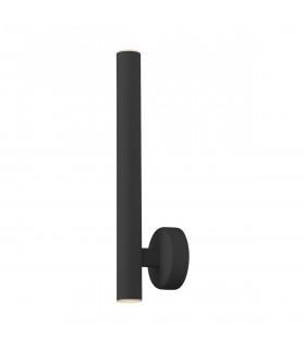 Loya Integrated LED Wall Lamp Black 450lm 3000K