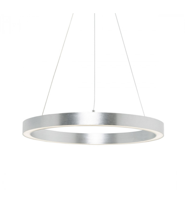Carlo Integrated LED Pendant Ceiling Light Silver 4000K 4000lm
