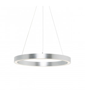 Carlo Integrated LED Pendant Ceiling Light Silver 4000K 2500lm