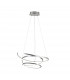 Fore Integrated LED Pendant Ceiling Light Silver 3300lm 4000K