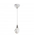 Ore Integrated LED Crystal Pendant Ceiling Light Chrome Clear