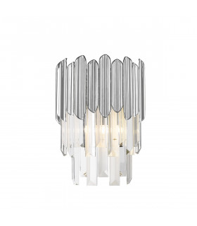 Gladius Crystal Wall Lamp Chrome Clear 1x G9