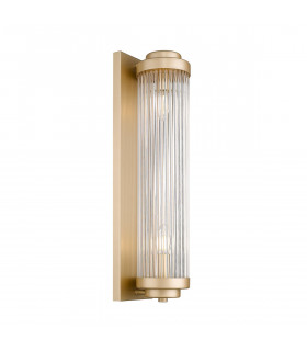 Sergio II Wall Lamp Matt Gold 2x E14