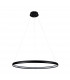 Carlo Integrated LED Pendant Ceiling Light Matt Black 4000K 1560lm