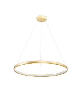 Carlo Integrated LED Pendant Ceiling Light Gold 4000K 1560lm