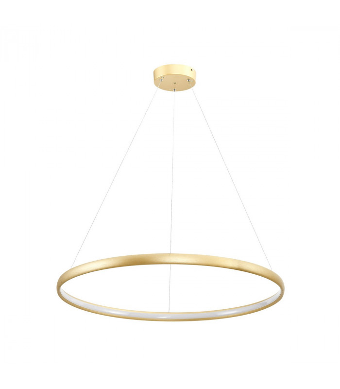 Carlo Integrated LED Pendant Ceiling Light Gold 4000K 1560lm