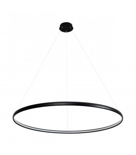 Carlo Integrated LED Pendant Ceiling Light Matt Black 4000K 2280lm